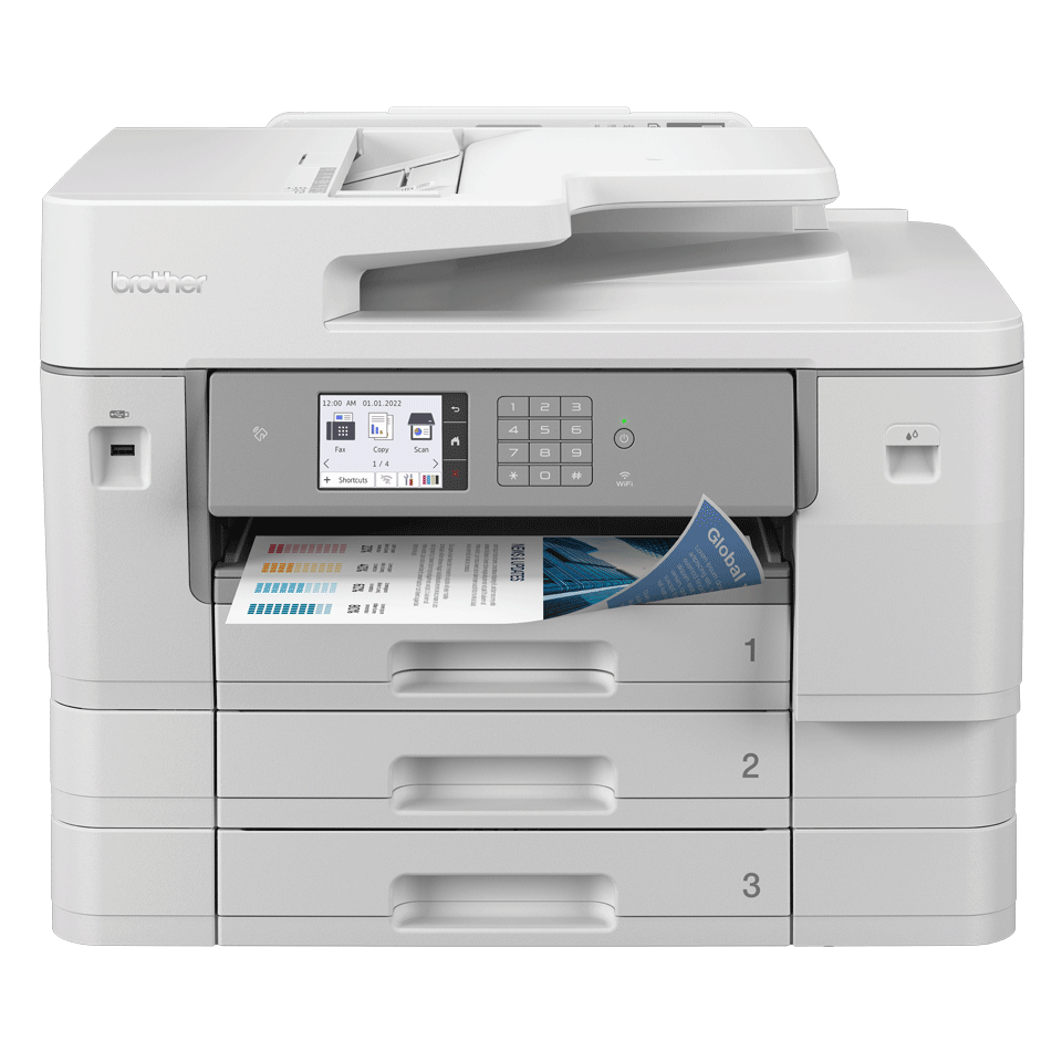Multifonction jet d'encre couleur Brother MFC-J6957DW, A3, recto verso, Wi-Fi
