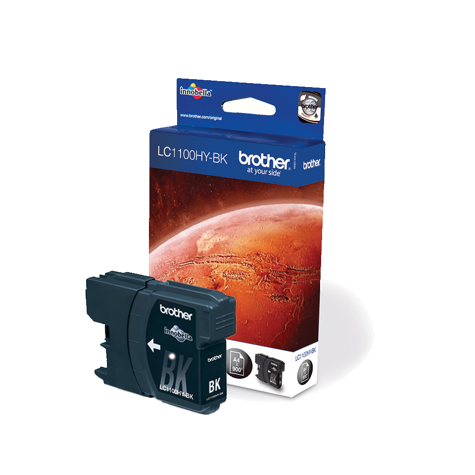 Brother Tintenpatrone LC-1100HYBK / LC1100HYBK Schwarz XL, 900 Seiten