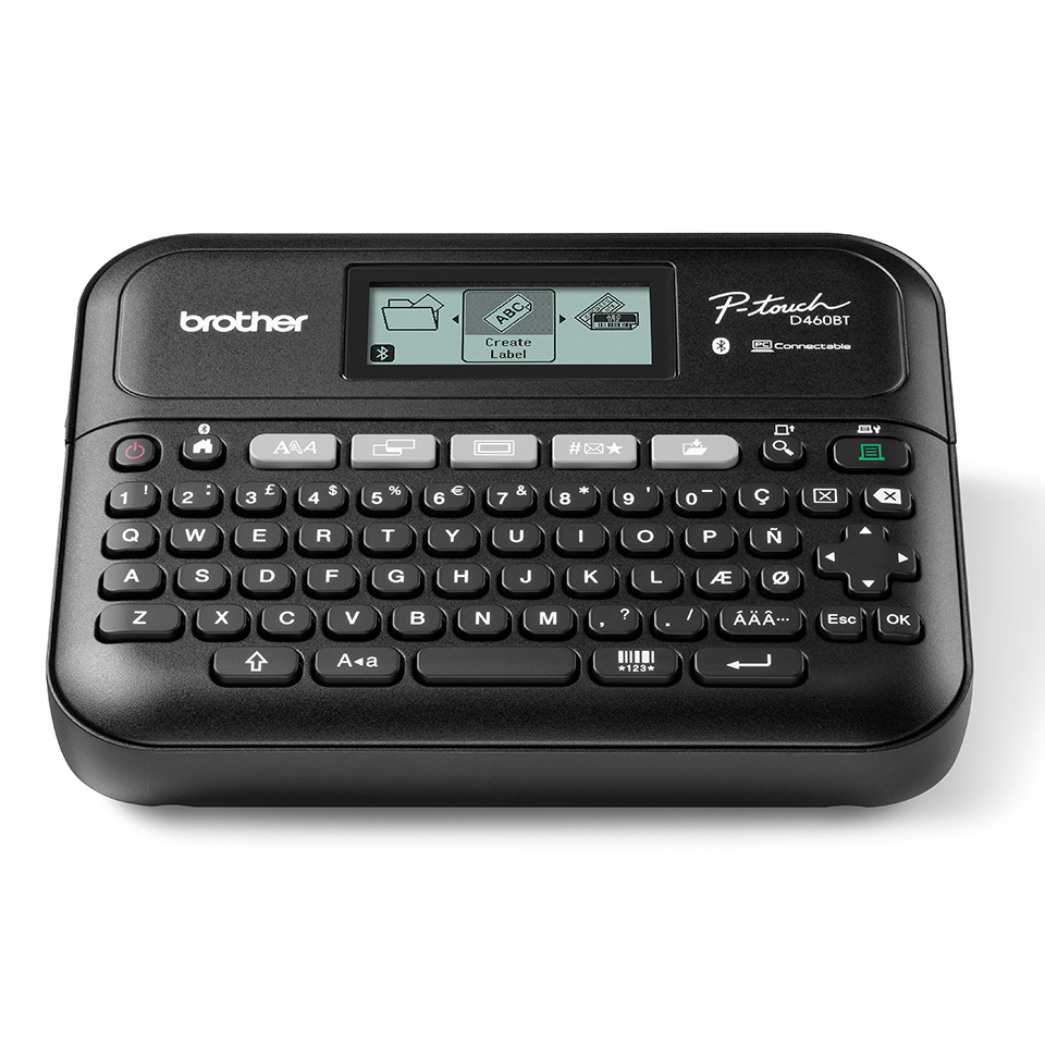 [PTD460BTVPYP1] Brother PT-D460BTVP Beschriftungsgerät, bis 18 mm, Bluetooth, USB
