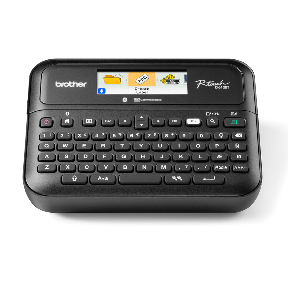 [PTD610BTVPYP1] Brother PT-D610BTVP Beschriftungsgerät, bis 24 mm, Bluetooth, USB