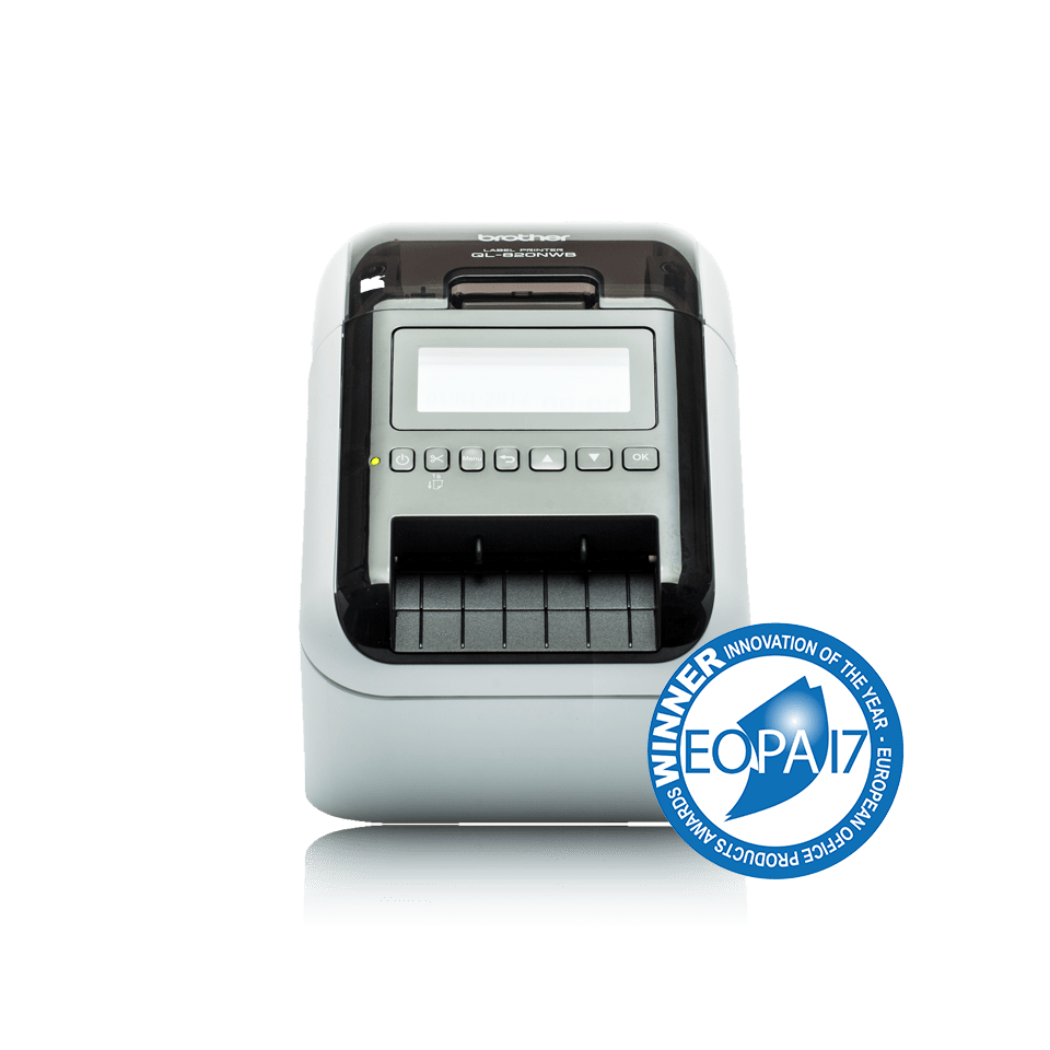 [QL820NWBCUA1] Imprimante d'étiquettes Brother QL-820NWBC, jusqu'à 62 mm, Bluetooth, Wi-Fi