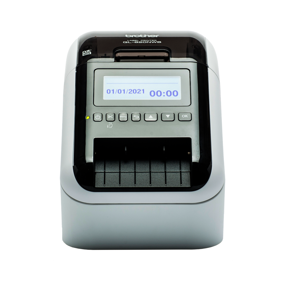 [QL820NWBCVMXX1] Brother QL-820NWBCVM Etikettendrucker, bis 62 mm, Bluetooth, WLAN