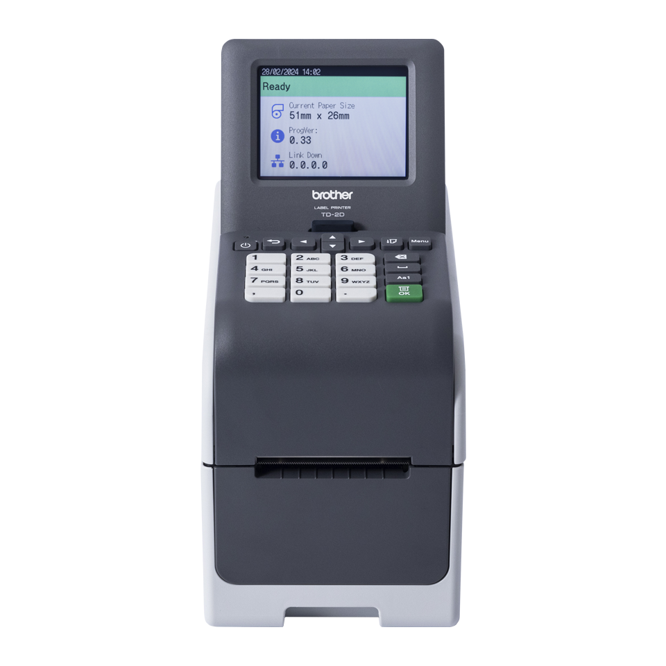 Brother TD-2320DSA203 label printer, up to 59 mm, network, USB