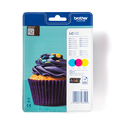 Brother LC-123RBWBP / LC123RBWBP ink cartridge value pack, 3 colors XL, 600 pages
