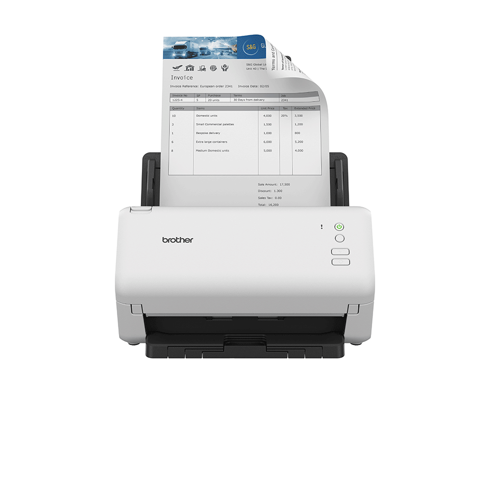 [ADS4100RE1] Scanner de documents Brother ADS-4100, A4, 35 ppm, recto verso