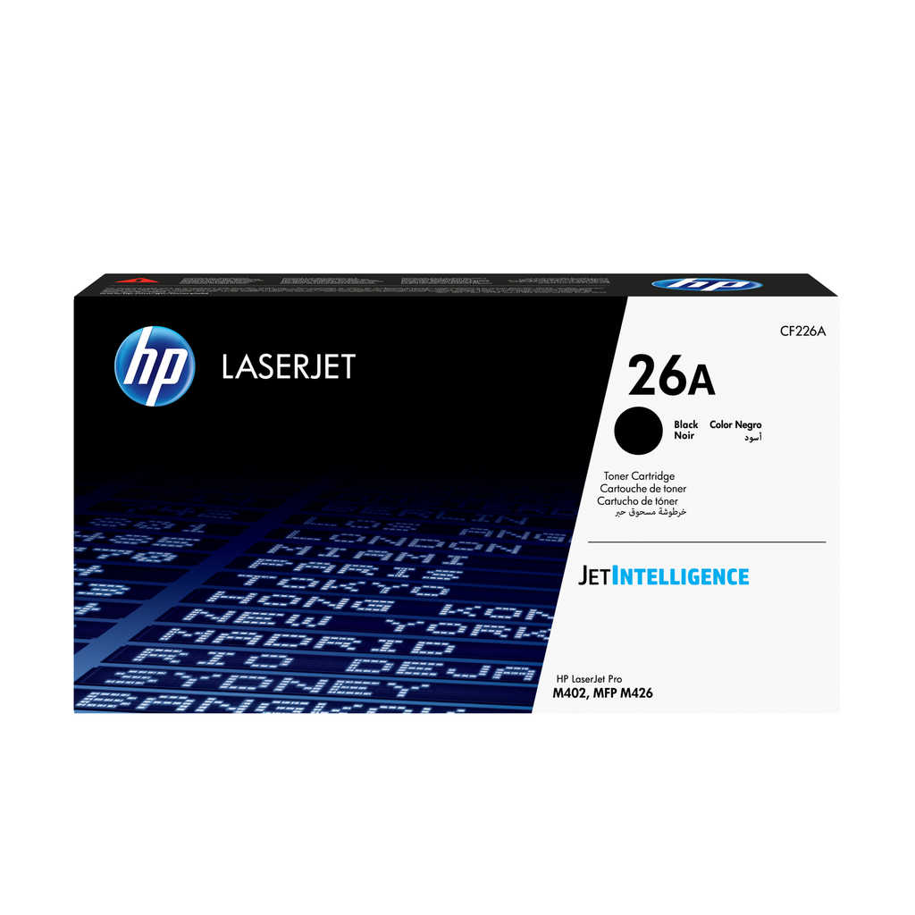HP 26A / CF226A black toner, 3,100 pages