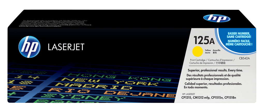 Toner HP 125A / CB542A Gelb, 1.400 Seiten