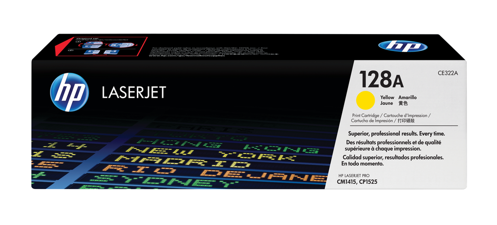 [CE322A] Toner HP 128A / CE322A Gelb, 1.300 Seiten