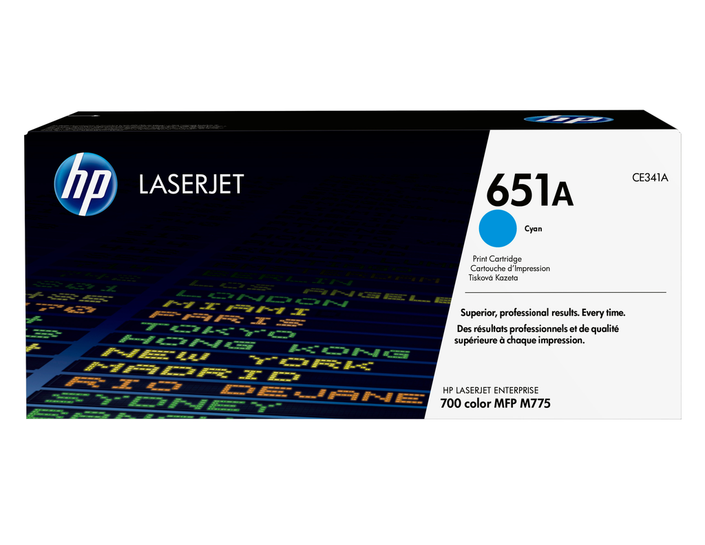 Toner HP 651A / CE341A cyan, 16 000 pages