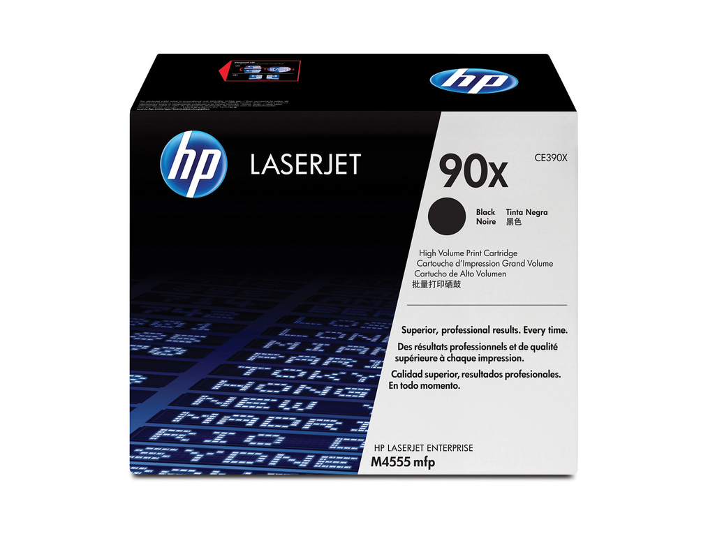 Toner HP 90X / CE390X Schwarz XL, 24.000 Seiten