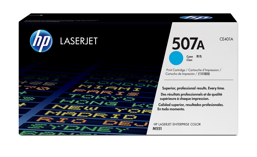 Toner HP 507A / CE401A Cyan, 5.000 Seiten