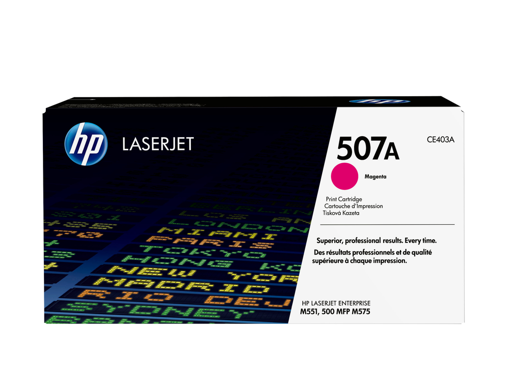 HP 507A / CE403A magenta toner, 6,000 pages