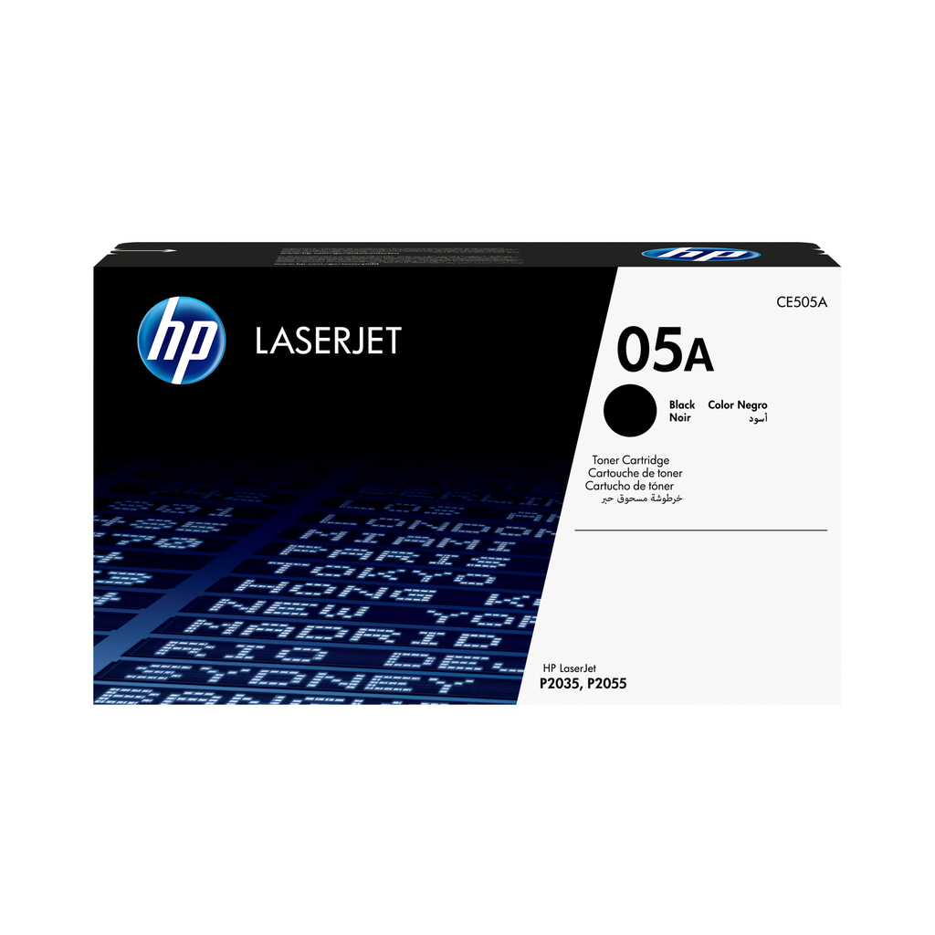 [CE505A] HP 05A / CE505A black toner, 2,300 pages