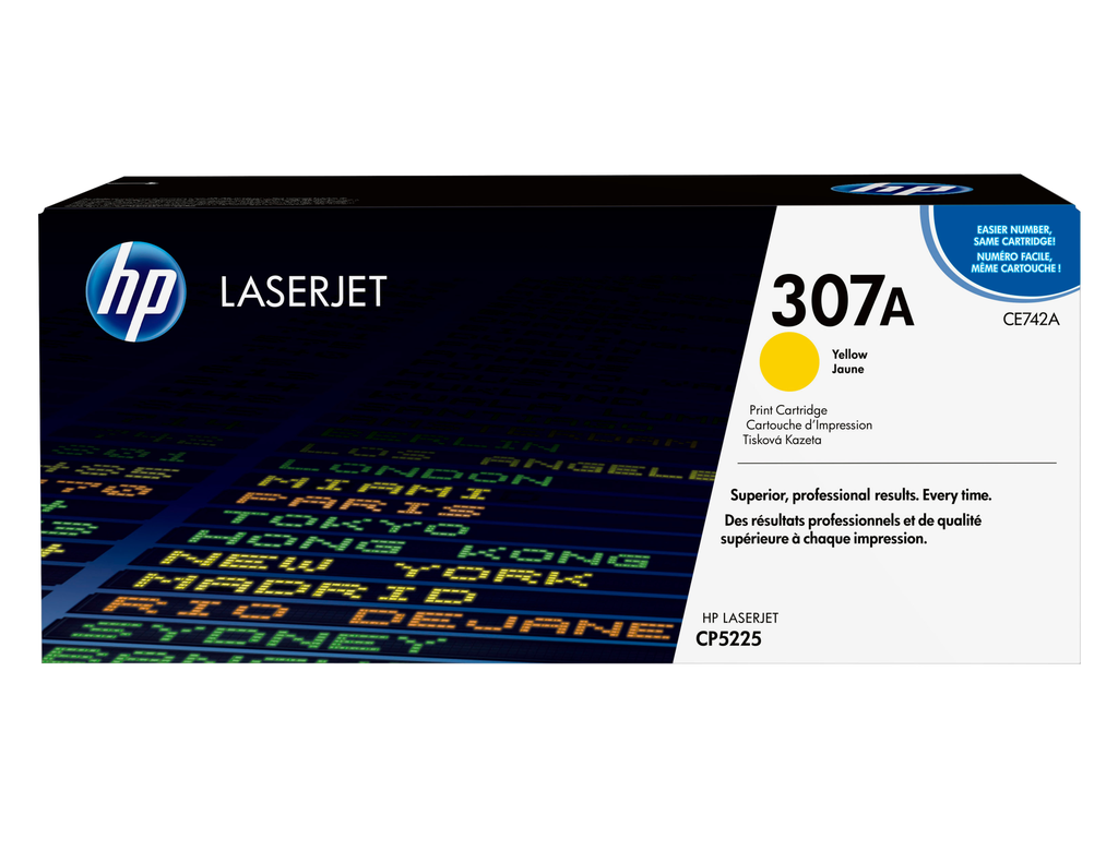 [CE742A] Toner HP 307A / CE742A Gelb, 7.300 Seiten