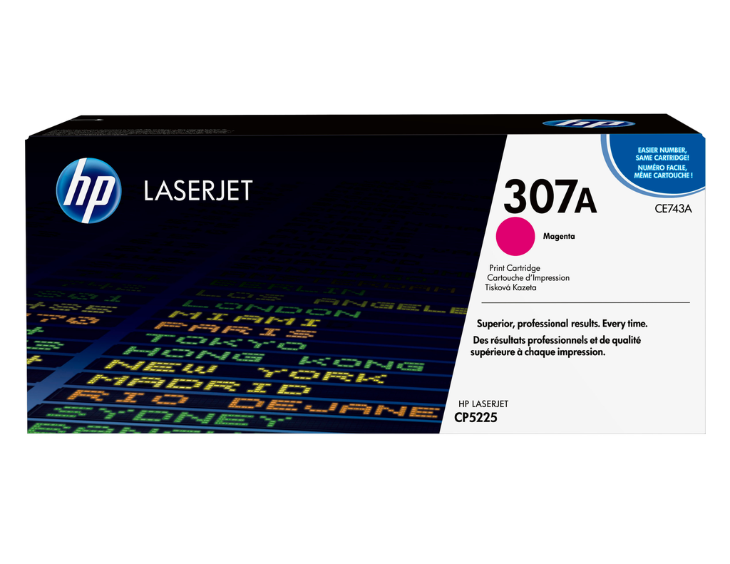 Toner HP 307A / CE743A Magenta, 7.300 Seiten