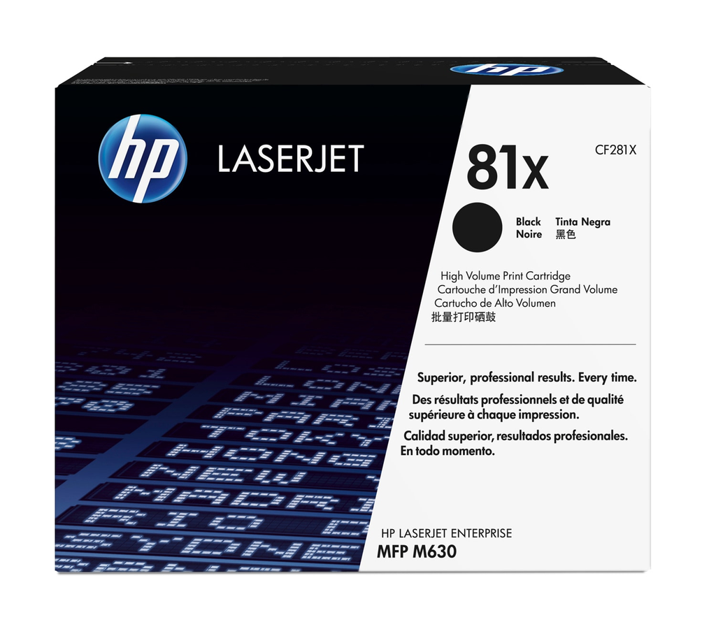 Toner HP 81X / CF281X noir XL, 25 000 pages