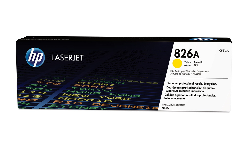 HP 826A / CF312A yellow toner, 31,500 pages