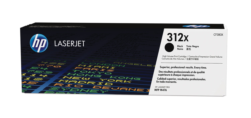 Toner HP 312X / CF380X Schwarz XL, 4.400 Seiten