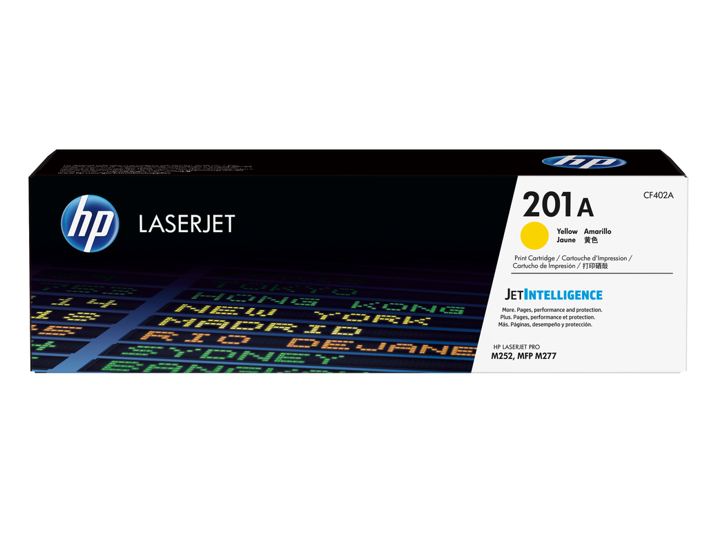 HP 201A / CF402A yellow toner, 1,330 pages