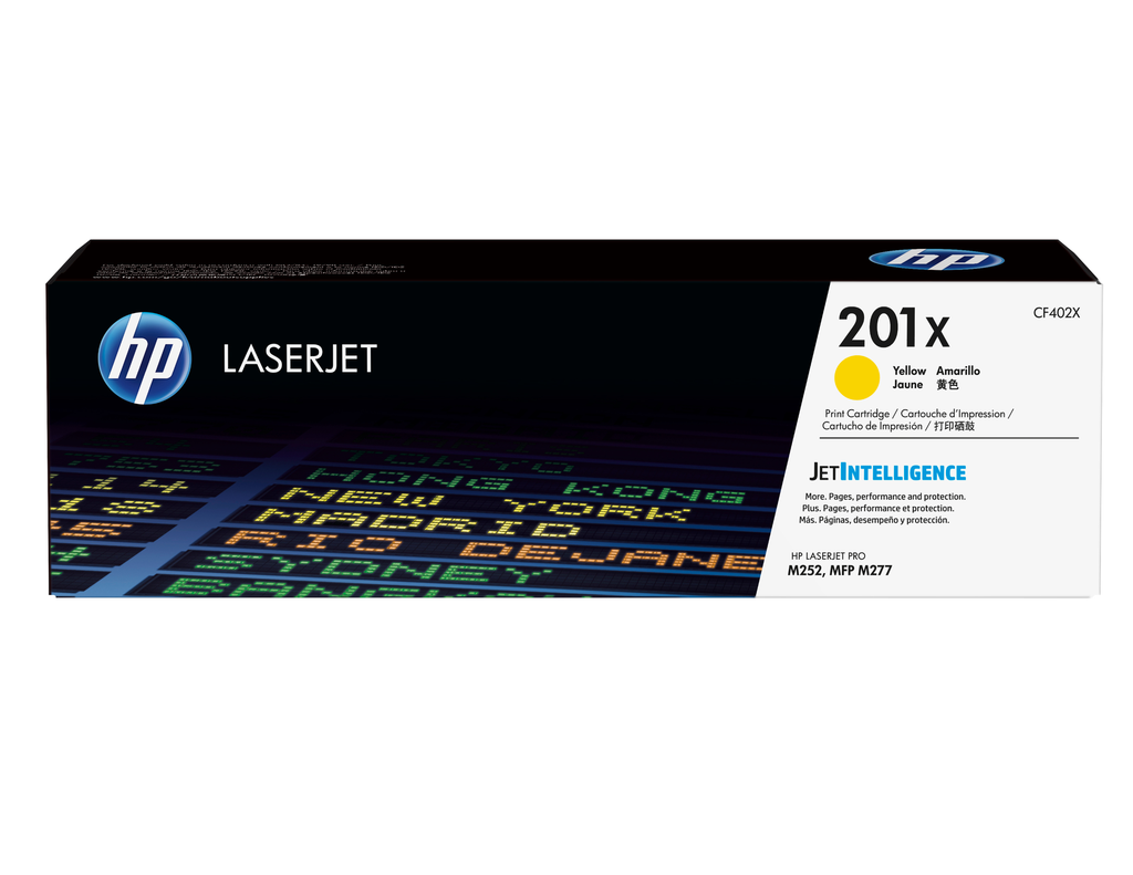 [CF402X] Toner HP 201X / CF402X Gelb XL, 2.300 Seiten