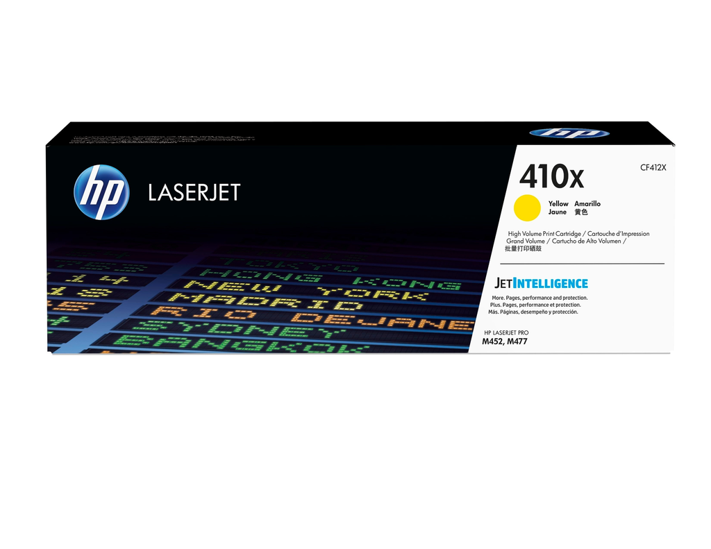 Toner HP 410X / CF412X Gelb XL, 5.000 Seiten