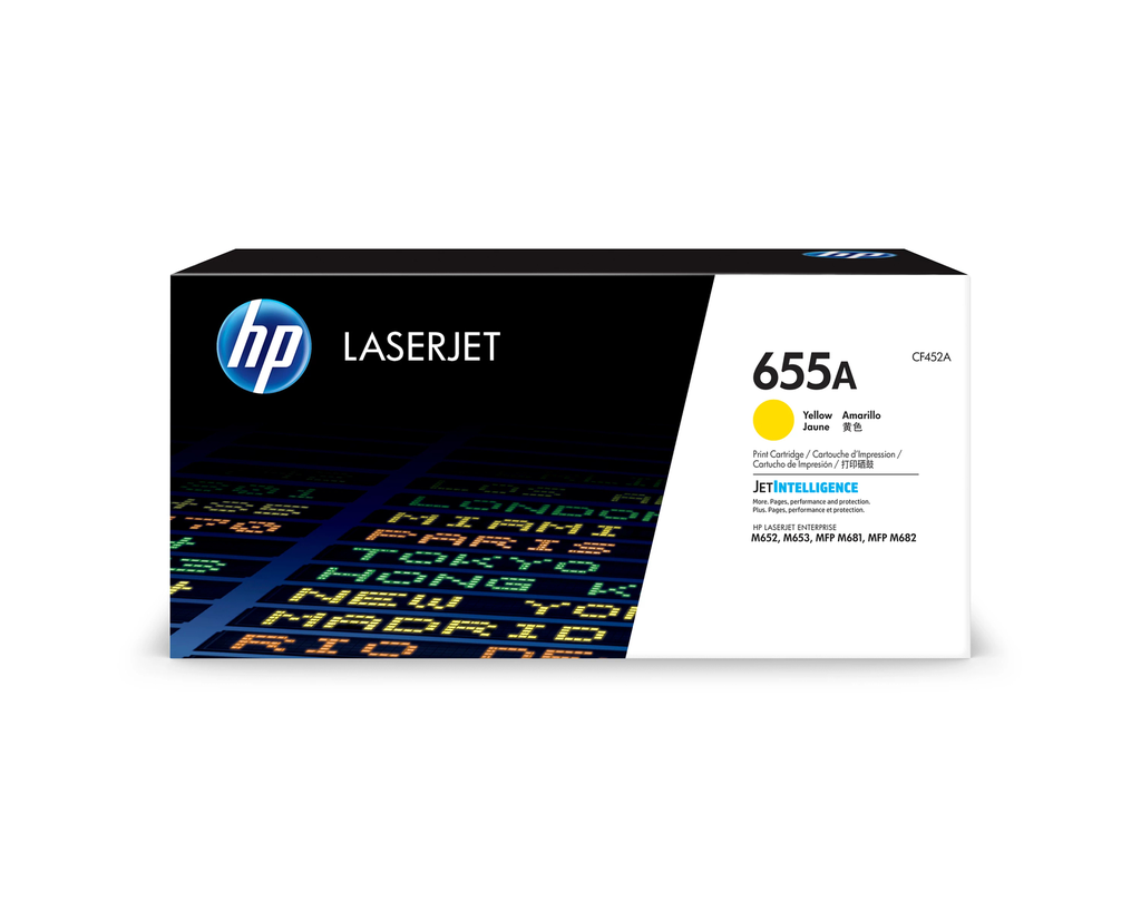 Toner HP 655A / CF452A jaune, 10 500 pages