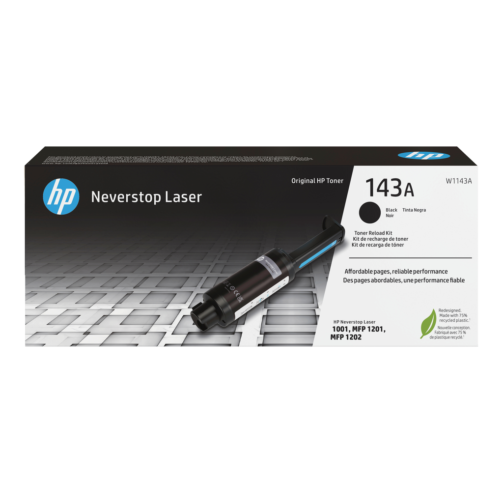 Toner HP 143A / W1143A noir, 2 500 pages