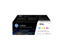Pack de 3 toners HP 304A / CF372AM 3 couleurs, 2 800 pages