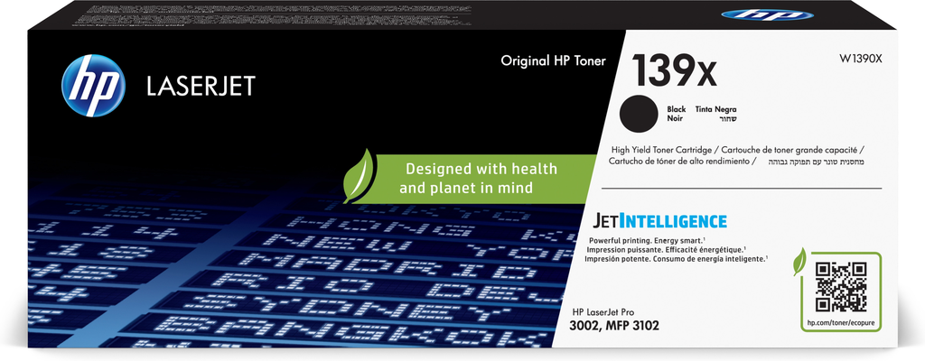 [W1390X] HP 139X / W1390X black XL toner, 4,000 pages