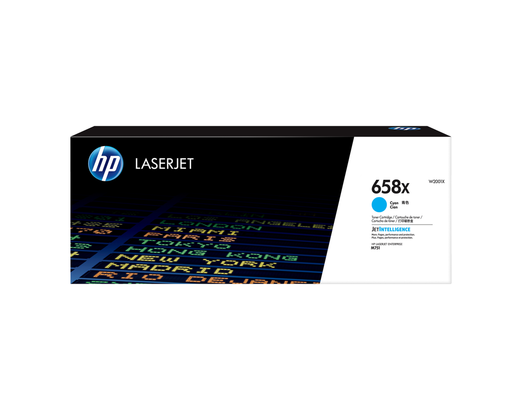 Toner HP 658X / W2001X cyan XL, 28 000 pages