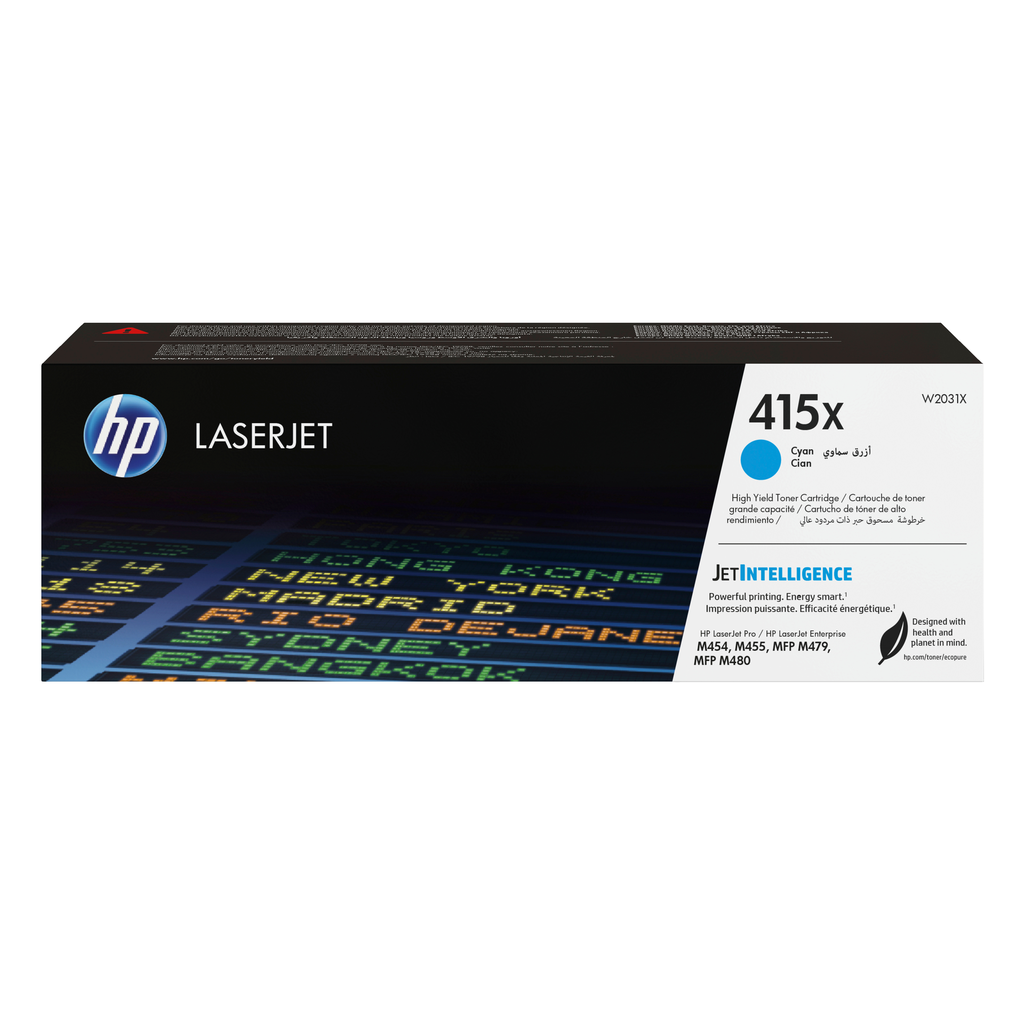 HP 415X / W2031X cyan XL toner, 6,000 pages
