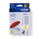 Brother Tintenpatrone LC-225XLY / LC225XLY Gelb XXL, 1.200 Seiten