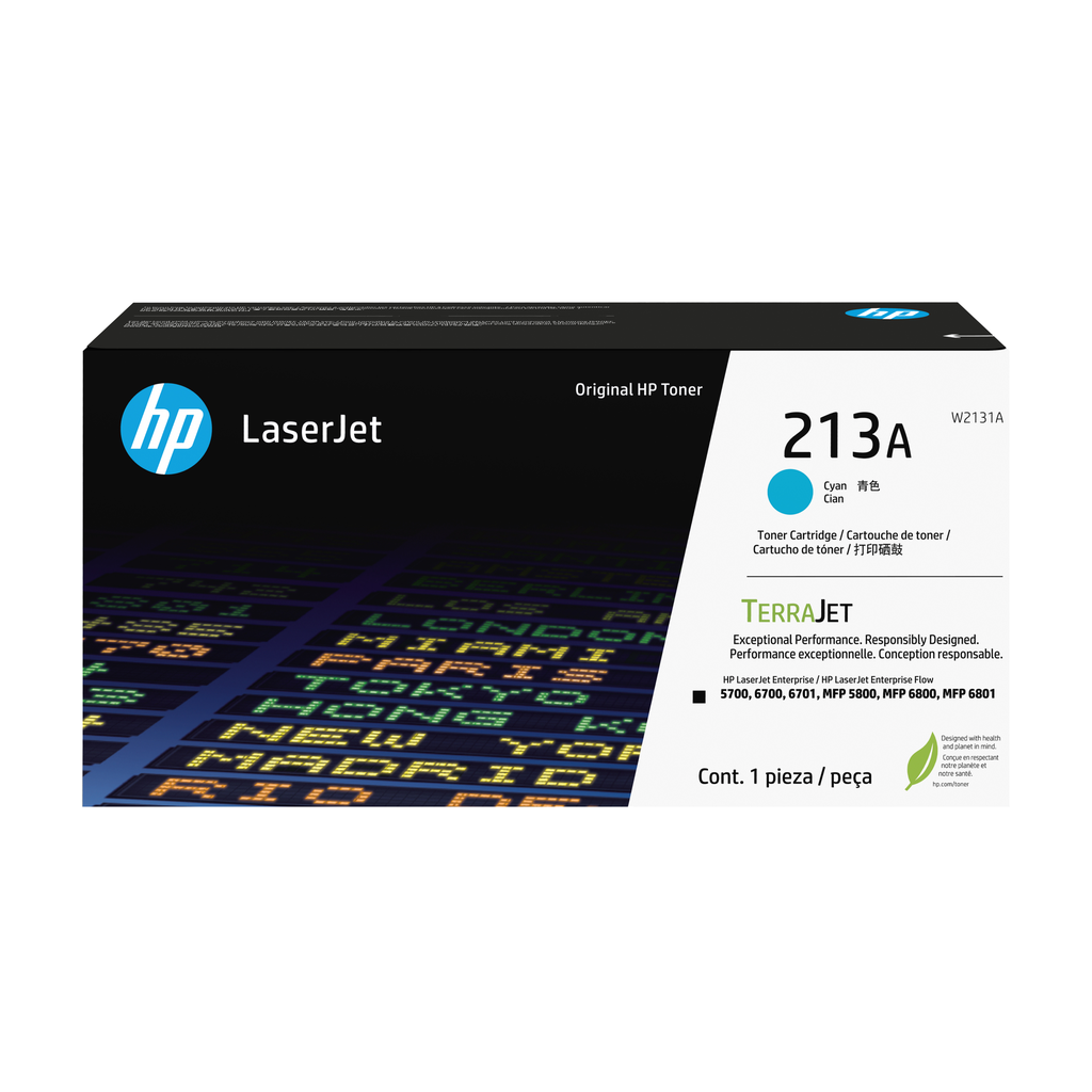 HP 213A / W2131A cyan toner, 3,000 pages