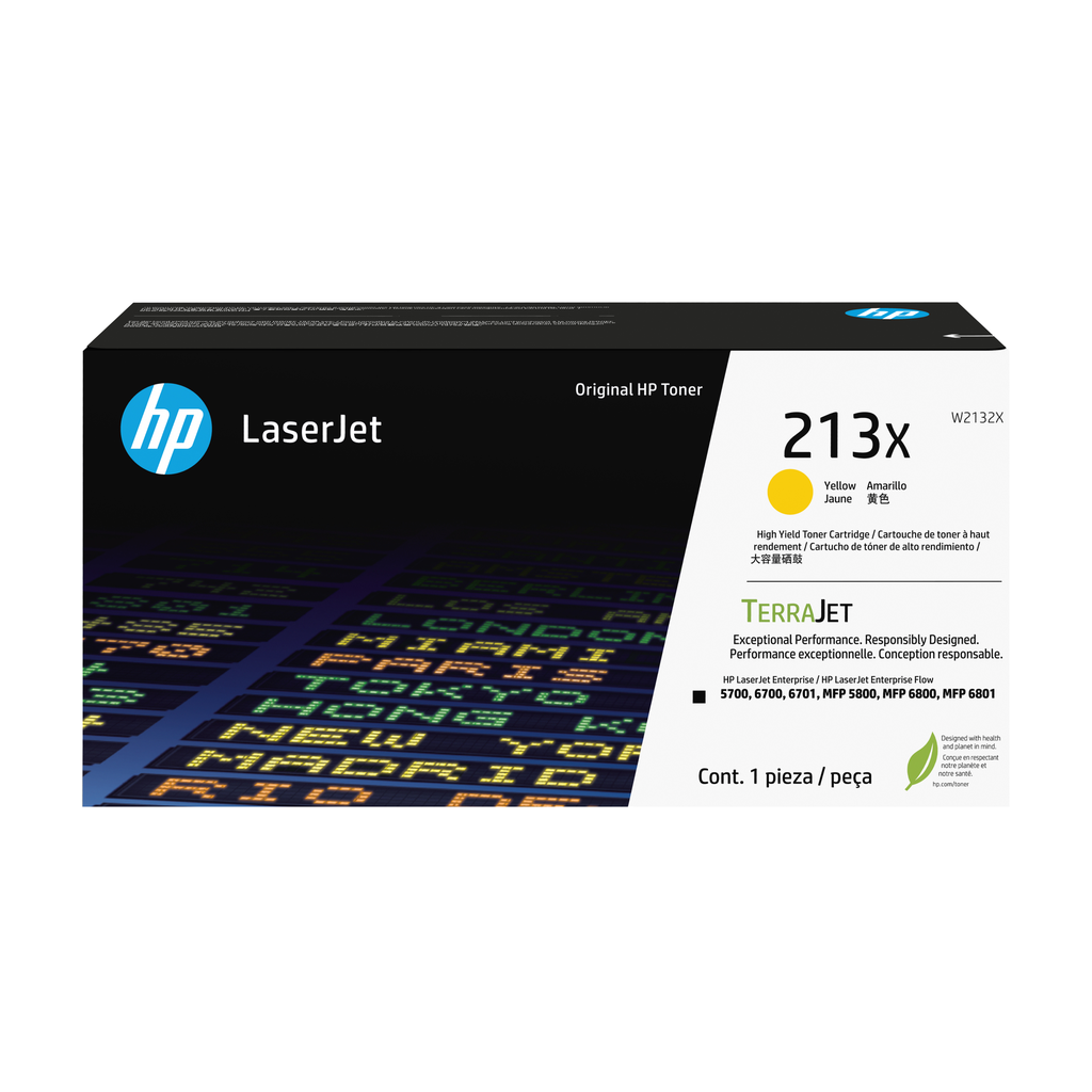 [W2132X] Toner HP 213X / W2132X Gelb XL, 6.000 Seiten