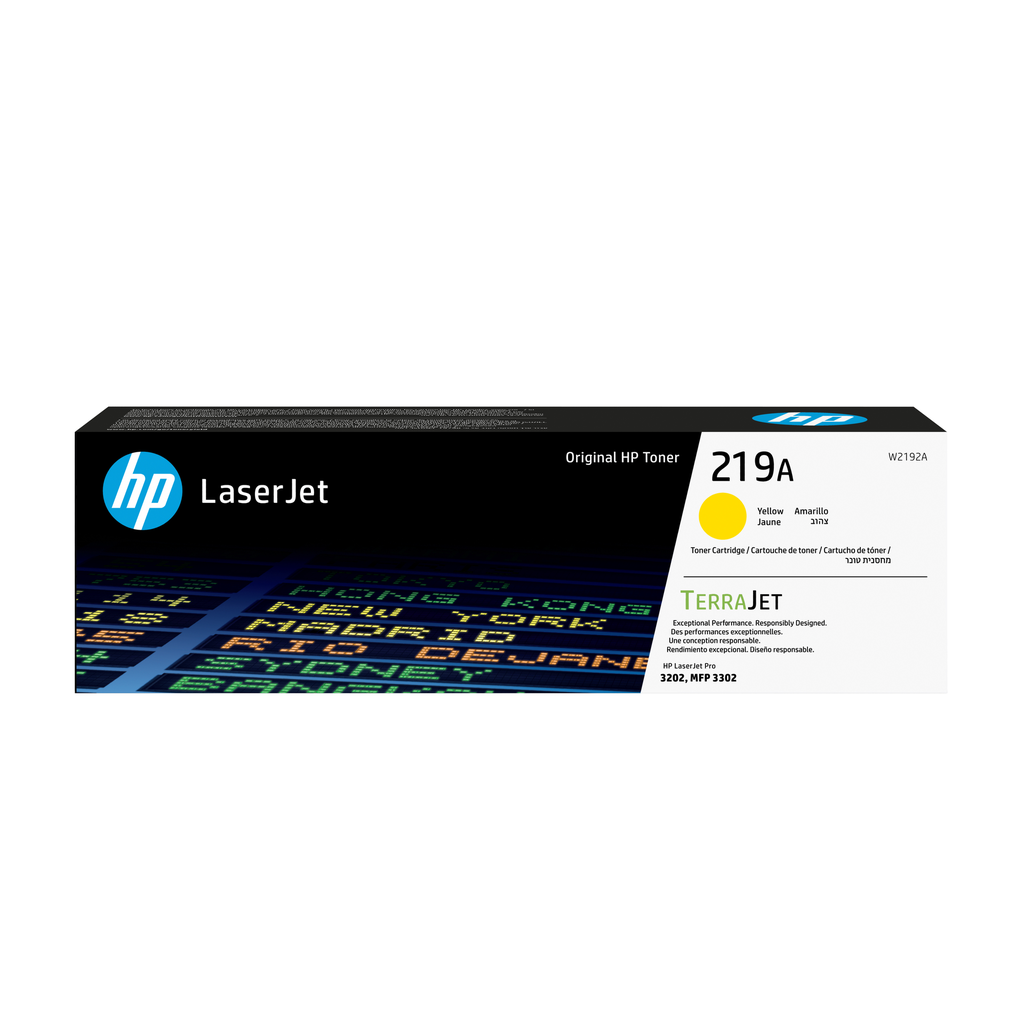 Toner HP 219A / W2192A jaune, 1 200 pages