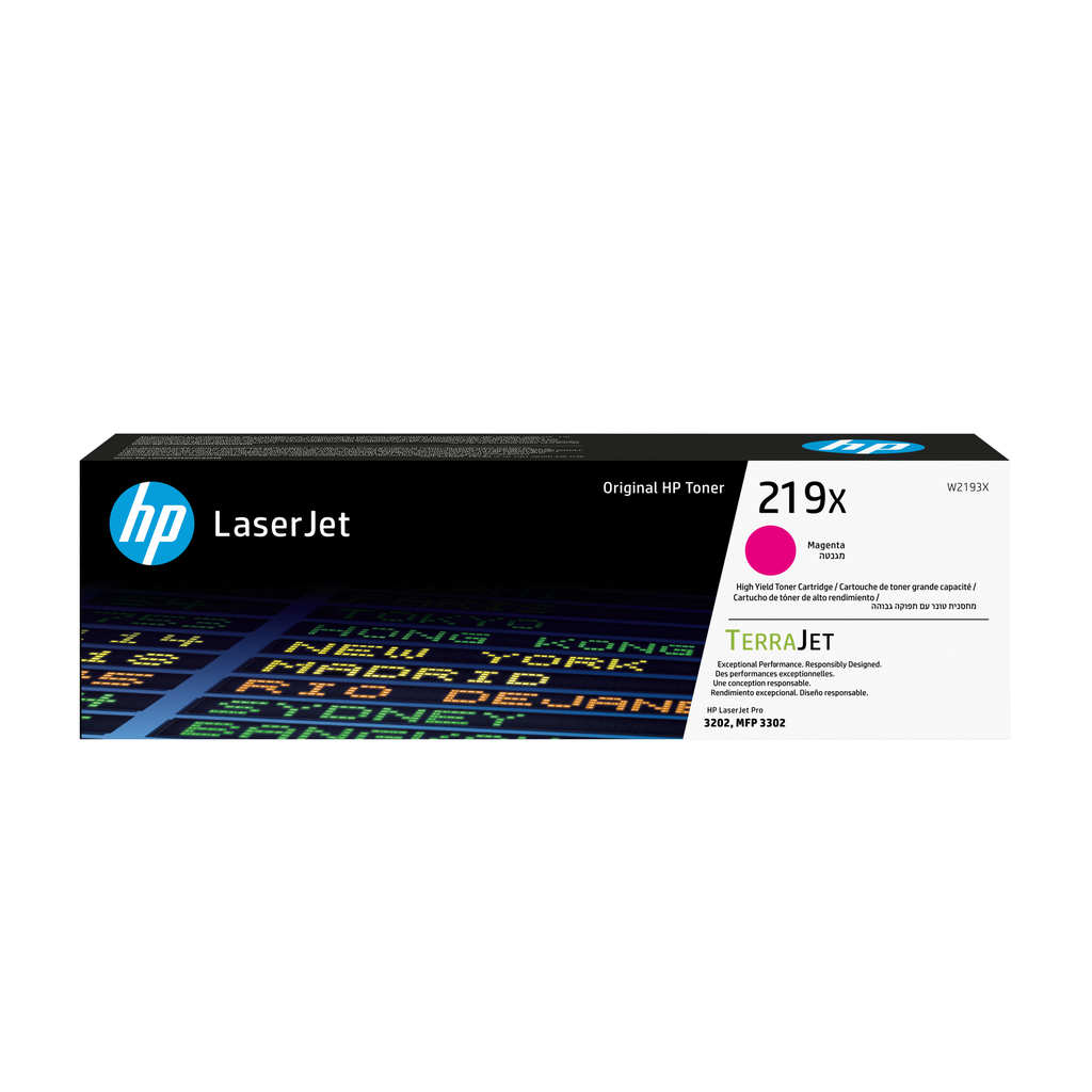 HP 219X / W2193X magenta XL toner, 2,500 pages