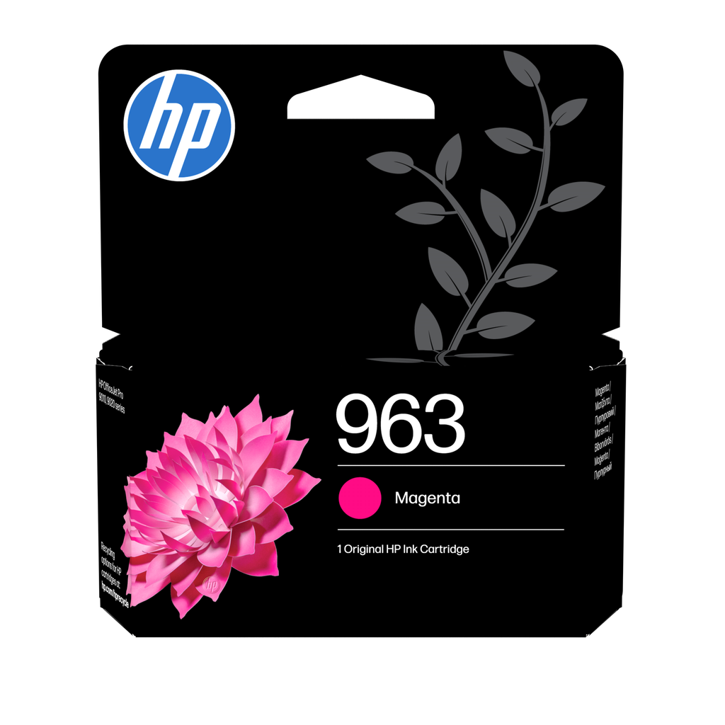HP 963 / 3JA24AE magenta ink cartridge, 700 pages