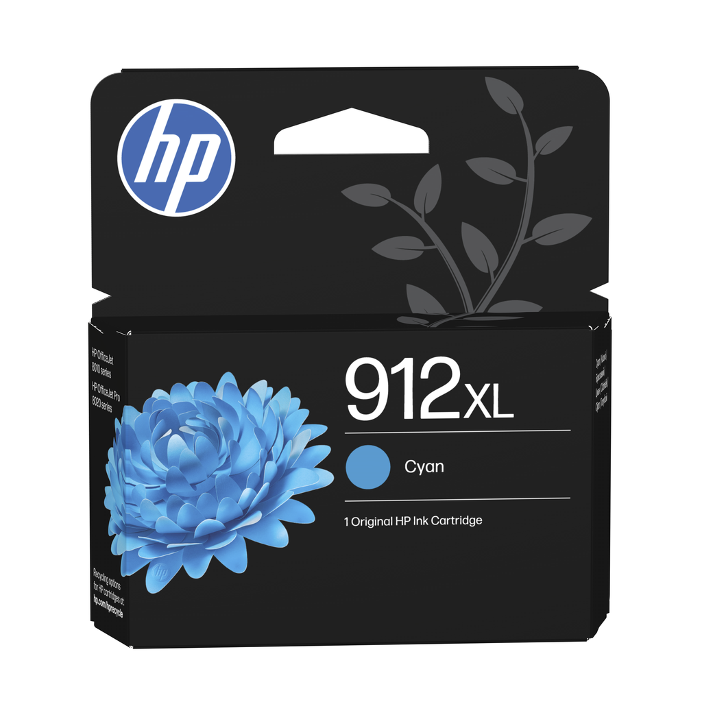 HP 912XL / 3YL81AE cyan XL ink cartridge, 700 pages