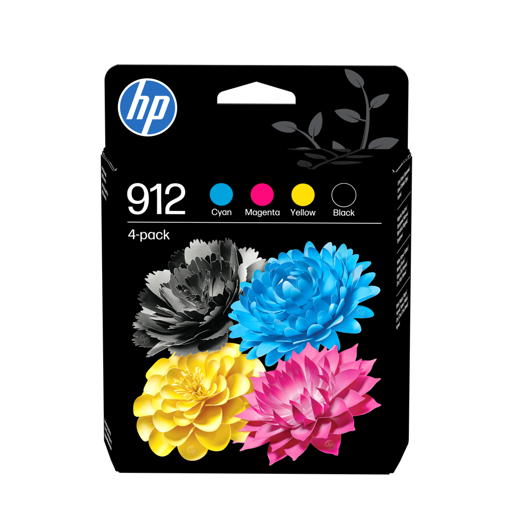 Multipack HP 912 / 6ZC74AE 4 Farben, 250 Seiten