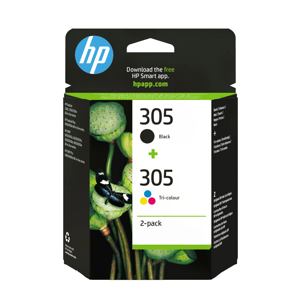 [6ZD17AE] Multipack HP 305 / 6ZD17AE 4 Farben, 120 Seiten
