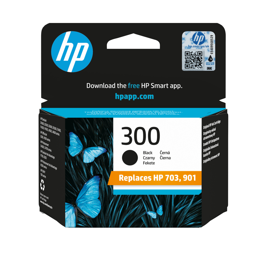 [CC640EE] HP 300 / CC640EE black ink cartridge, 200 pages