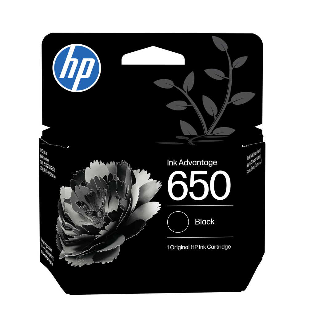 [CZ101AE] Cartouche d'encre HP 650 / CZ101AE noire, 360 pages
