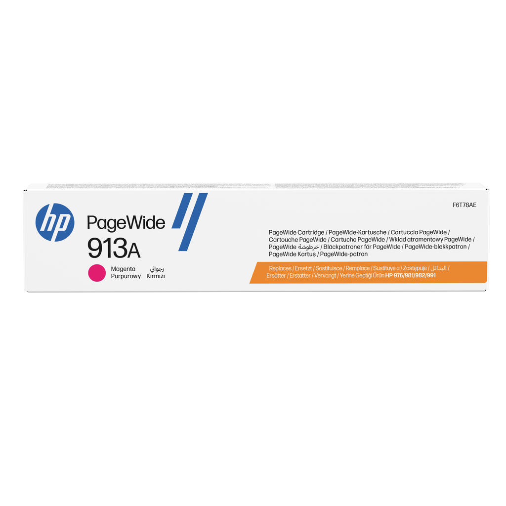HP 913A / F6T78AE magenta ink cartridge, 3,000 pages