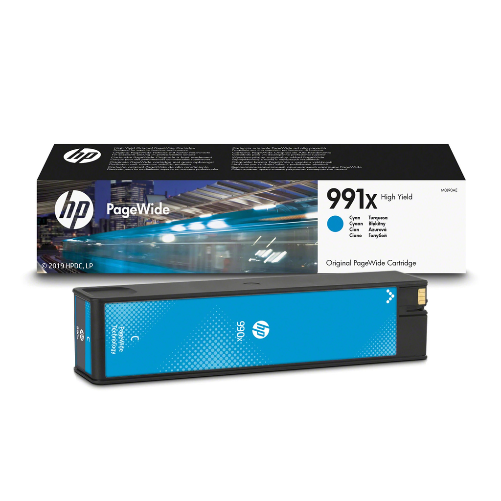 Cartouche d'encre HP 991X / M0J90AE cyan XL, 16 000 pages