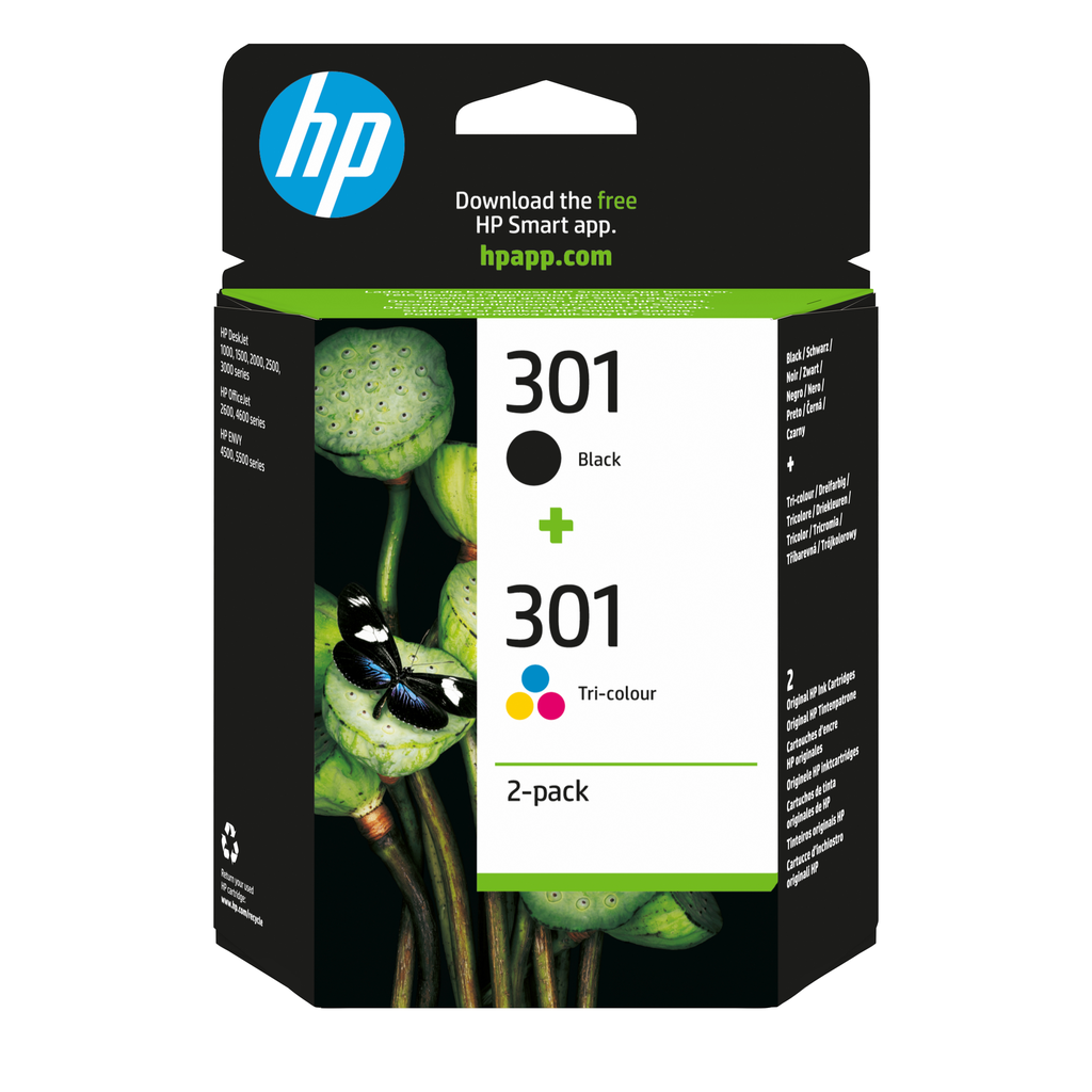 [N9J72AE] Multipack HP 301 / N9J72AE 4 Farben, 170 Seiten