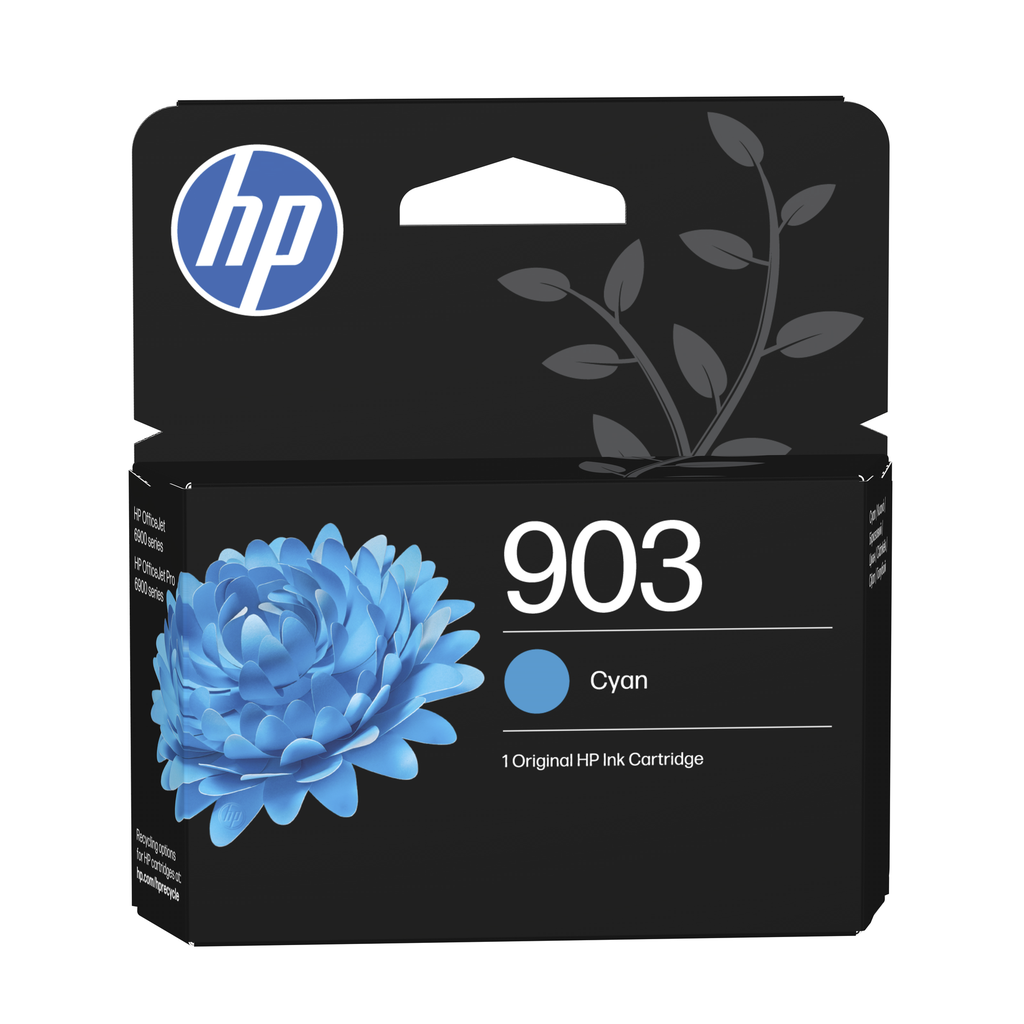 Cartouche d'encre HP 903 / T6L87AE cyan, 315 pages