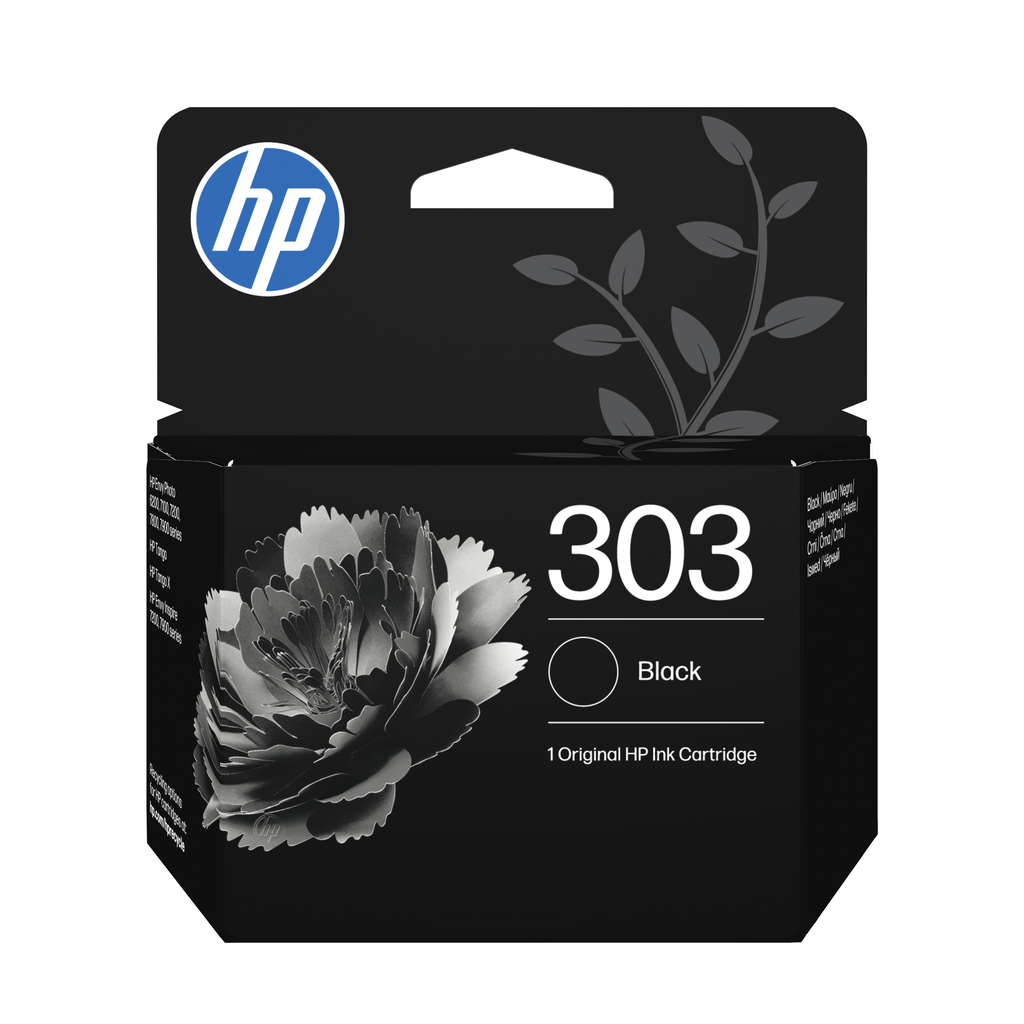 [T6N02AE] Cartouche d'encre HP 303 / T6N02AE noire, 200 pages