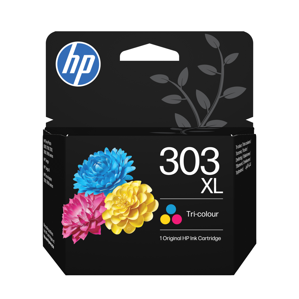 [T6N03AE] Tintenpatrone HP 303XL / T6N03AE Dreifarbig XL, 415 Seiten