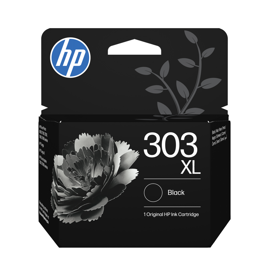 [T6N04AE] Tintenpatrone HP 303XL / T6N04AE Schwarz XL, 600 Seiten