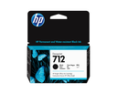 Cartouche d'encre HP 712 / 3ED70A noire, 38 ml